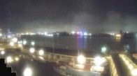 Archiv Foto Webcam Hamburg: Landungsbrücken 01:00