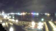 Archiv Foto Webcam Hamburg: Landungsbrücken 19:00