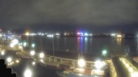 Archiv Foto Webcam Hamburg: Landungsbrücken 23:00