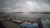 Archiv Foto Webcam Hamburg: Landungsbrücken 06:00