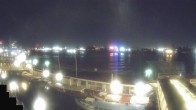 Archiv Foto Webcam Hamburg: Landungsbrücken 23:00