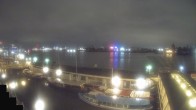 Archiv Foto Webcam Hamburg: Landungsbrücken 00:00