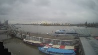 Archiv Foto Webcam Hamburg: Landungsbrücken 09:00
