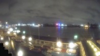 Archiv Foto Webcam Hamburg: Landungsbrücken 03:00
