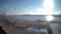 Archived image Webcam Hamburg: Cargo bridges 11:00
