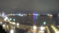 Archived image Webcam Hamburg: Cargo bridges 19:00