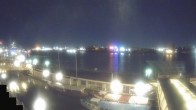 Archiv Foto Webcam Hamburg: Landungsbrücken 23:00