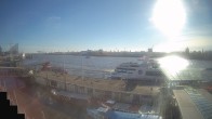 Archiv Foto Webcam Hamburg: Landungsbrücken 11:00