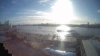 Archiv Foto Webcam Hamburg: Landungsbrücken 10:00