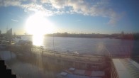 Archiv Foto Webcam Hamburg: Landungsbrücken 07:00
