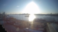 Archiv Foto Webcam Hamburg: Landungsbrücken 10:00
