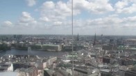 Archived image Webcam Hamburg: Emporio Tower 13:00