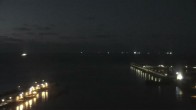 Archiv Foto Webcam Helgoland: Blick auf die Ladungsbrücke 03:00