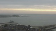 Archiv Foto Webcam Helgoland: Blick auf die Ladungsbrücke 08:00