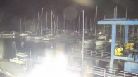 Archiv Foto Webcam Usedom: Yachthafen Kröslin 23:00