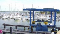 Archived image Webcam Kröslin: At the yacht harbour 13:00