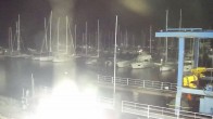 Archiv Foto Webcam Usedom: Yachthafen Kröslin 23:00