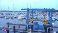 Archived image Webcam Kröslin: At the yacht harbour 19:00