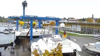 Archiv Foto Webcam Usedom: Yachthafen Kröslin 09:00