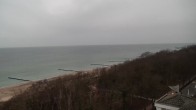 Archived image Webcam Kühlungsborn: View from the Upstalsboom Hotel Residence 15:00