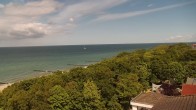 Archived image Webcam Kühlungsborn: View from the Upstalsboom Hotel Residence 13:00