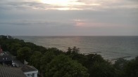 Archiv Foto Webcam Kühlungsborn: Blick von der Upstalsboom Hotelresidenz 19:00