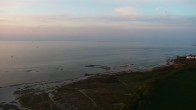 Archived image Webcam Laboe: View of the museum ship 19:00