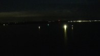 Archived image Webcam Laboe: View of the museum ship 23:00