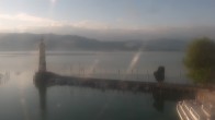Archiv Foto Webcam Lindau am Bodensee: Seeufer und Hafen 06:00