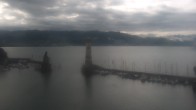 Archiv Foto Webcam Lindau am Bodensee: Seeufer und Hafen 07:00