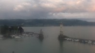 Archiv Foto Webcam Lindau am Bodensee: Seeufer und Hafen 19:00
