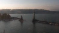 Archiv Foto Webcam Lindau am Bodensee: Seeufer und Hafen 05:00