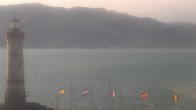 Archiv Foto Webcam Lindau am Bodensee: Seeufer und Hafen 06:00