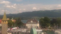 Archiv Foto Webcam Lindau am Bodensee: Seeufer und Hafen 13:00