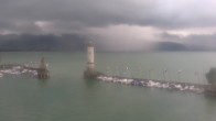 Archiv Foto Webcam Lindau am Bodensee: Seeufer und Hafen 09:00