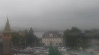 Archiv Foto Webcam Lindau am Bodensee: Seeufer und Hafen 09:00