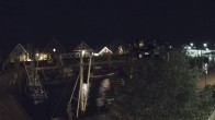 Archived image Webcam Neuharlingersiel at the cutter harbour 23:00