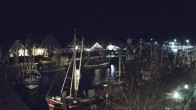 Archived image Webcam Neuharlingersiel at the cutter harbour 03:00