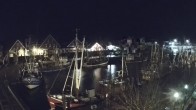 Archived image Webcam Neuharlingersiel at the cutter harbour 05:00