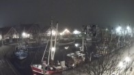 Archiv Foto Webcam Neuharlingersiel am Kutterhafens 23:00