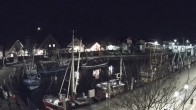 Archiv Foto Webcam Neuharlingersiel am Kutterhafens 23:00
