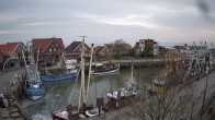Archived image Webcam Neuharlingersiel at the cutter harbour 05:00