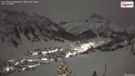 Archived image Webcam Lech am Arlberg - Guesthouse Bergland 20:00