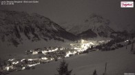 Archived image Webcam Lech am Arlberg - Guesthouse Bergland 22:00