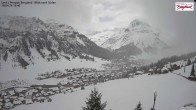 Archived image Webcam Lech am Arlberg - Guesthouse Bergland 13:00