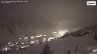 Archived image Webcam Lech am Arlberg - Guesthouse Bergland 23:00