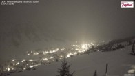 Archived image Webcam Lech am Arlberg - Guesthouse Bergland 23:00