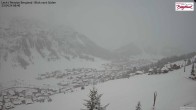 Archived image Webcam Lech am Arlberg - Guesthouse Bergland 05:00