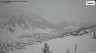 Archived image Webcam Lech am Arlberg - Guesthouse Bergland 06:00