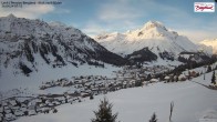 Archived image Webcam Lech am Arlberg - Guesthouse Bergland 06:00